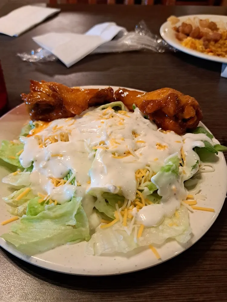 Salad with BBQ Chicken